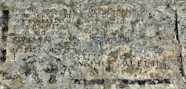 Inschrift Kreuzgang