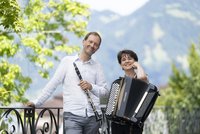 das Duo Stephan Britt (Klarinette) und Catherine Henchoz (Akkordeon)