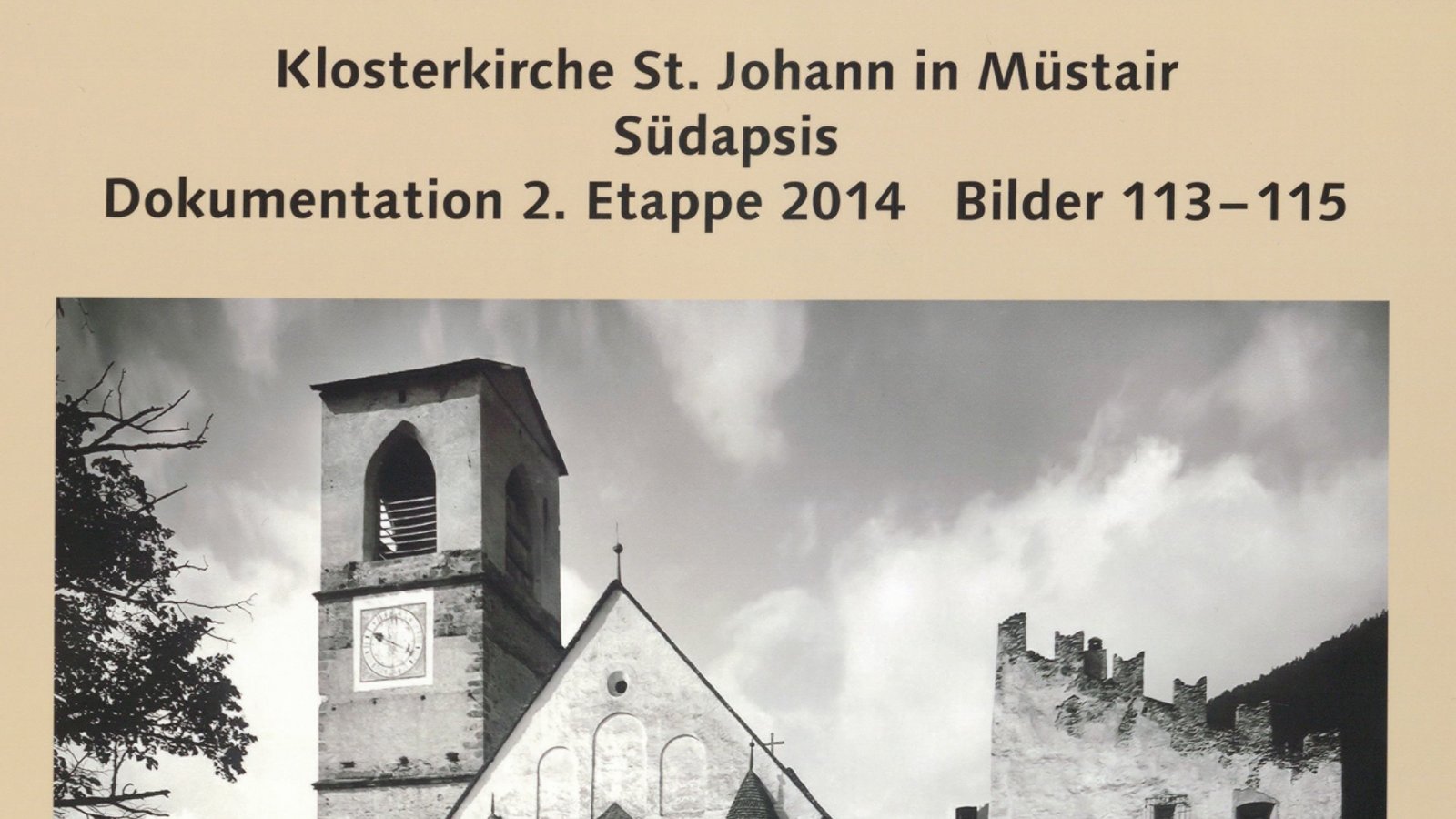 Dokumentation Südapsis 2. Etappe, Rufino Emmenegger und Camilla Martinucci