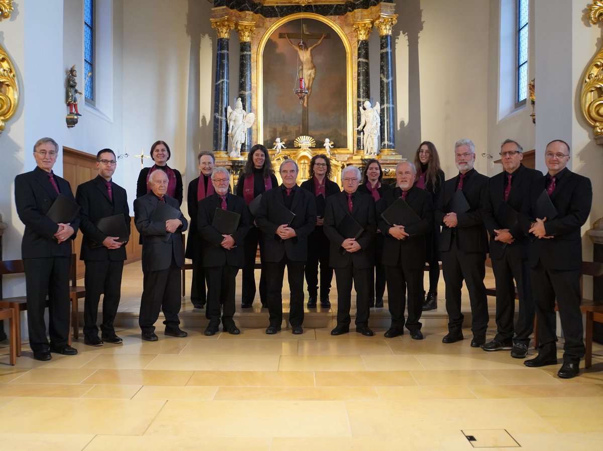 Schola Cantorum Vocetia unter der Leitung von Bernhard Hangarter