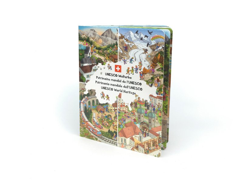 UNESCO-Welterbe Wimmelbuch Schweiz