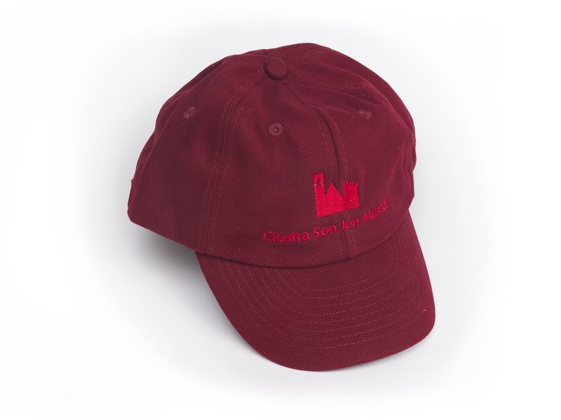 Schildkappe mit Klosterlogo - bordeaux