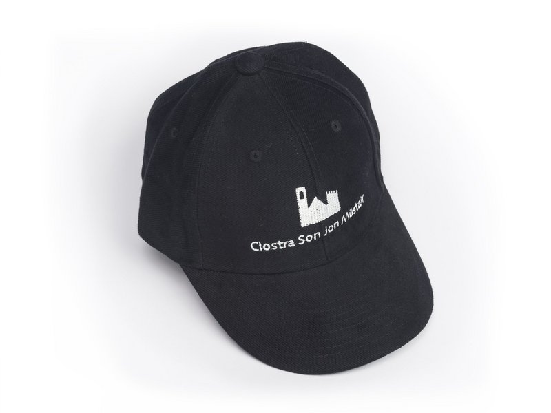 Schildkappe mit Klosterlogo - schwarz