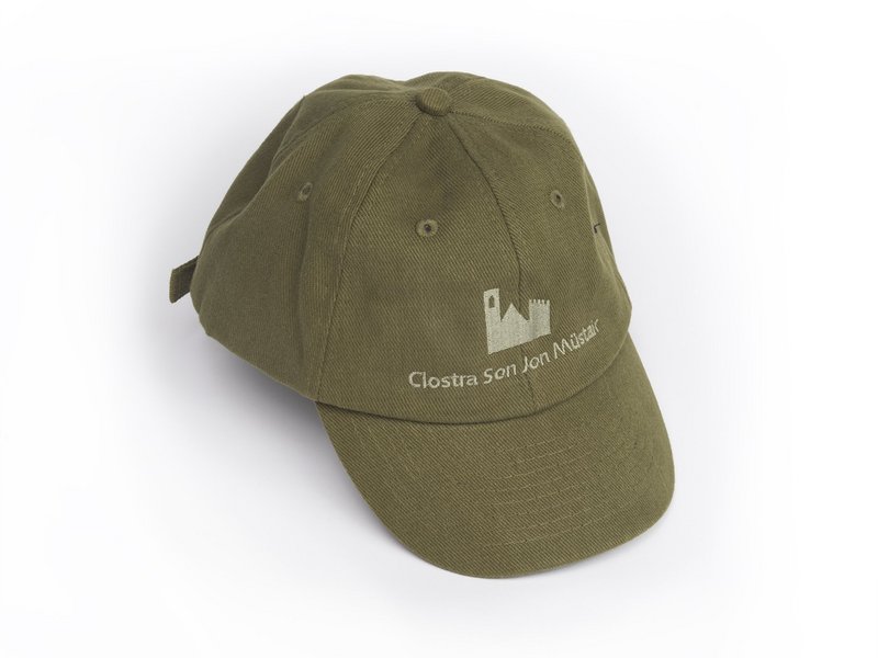 Schildkappe mit Klosterlogo - olivgrün