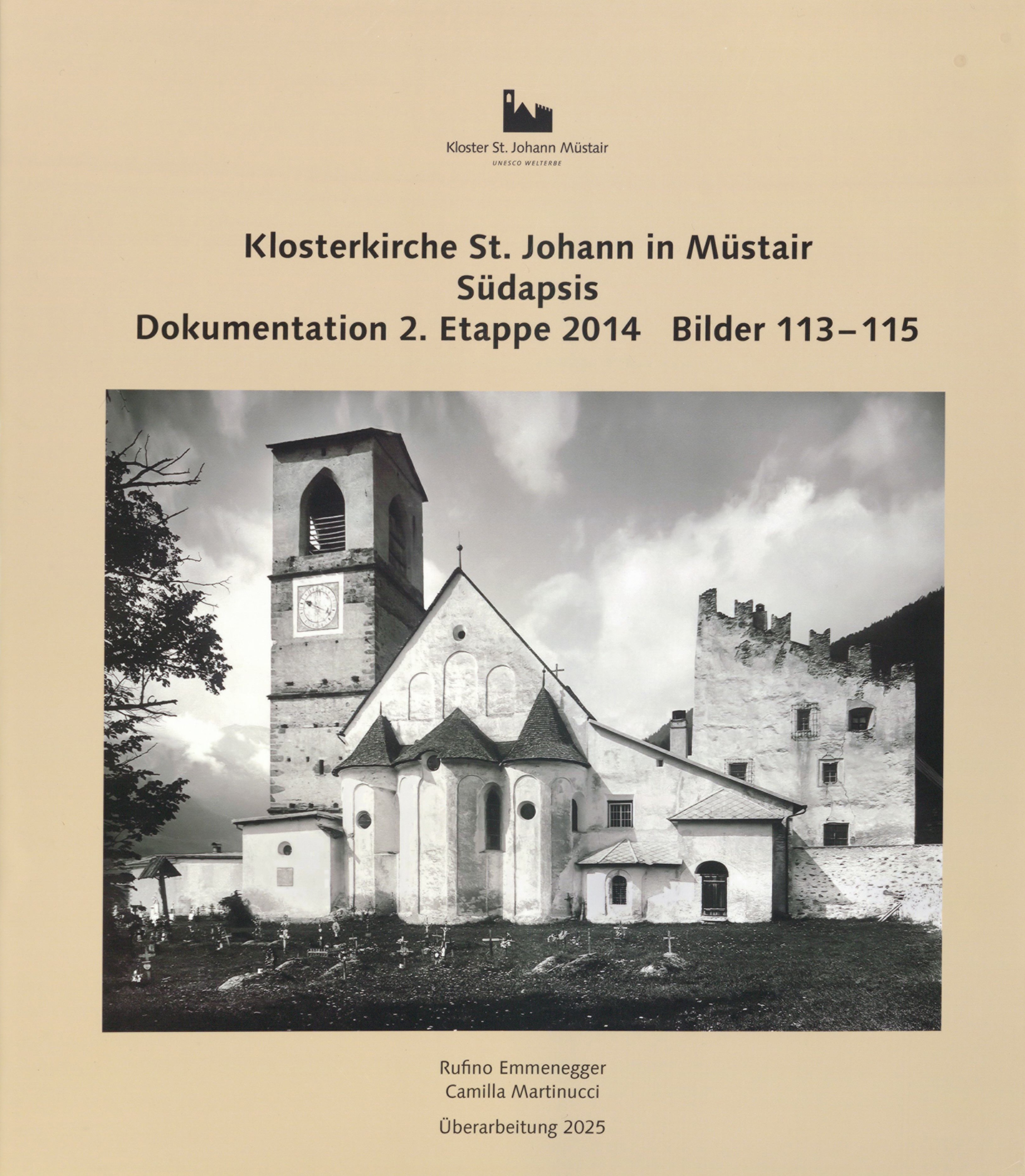 Dokumentation Südapsis 2. Etappe, Rufino Emmenegger und Camilla Martinucci